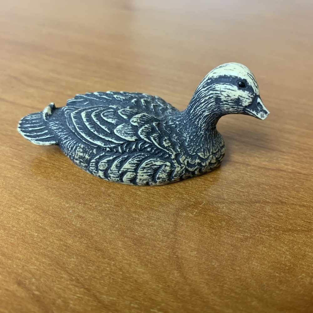 Gadwall Vintage Duck 1989 English Leather Wilderness Series  Miniature 3"x1.25"